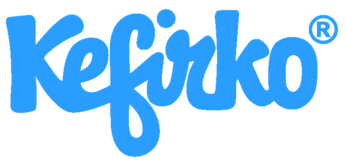 logo kefirko azul