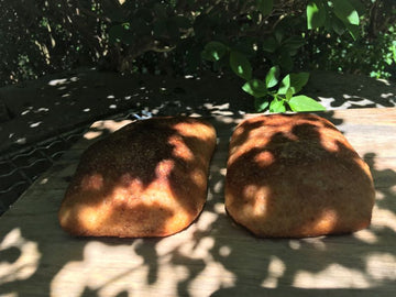 Chapata hecha con kéfir de agua y masa madre