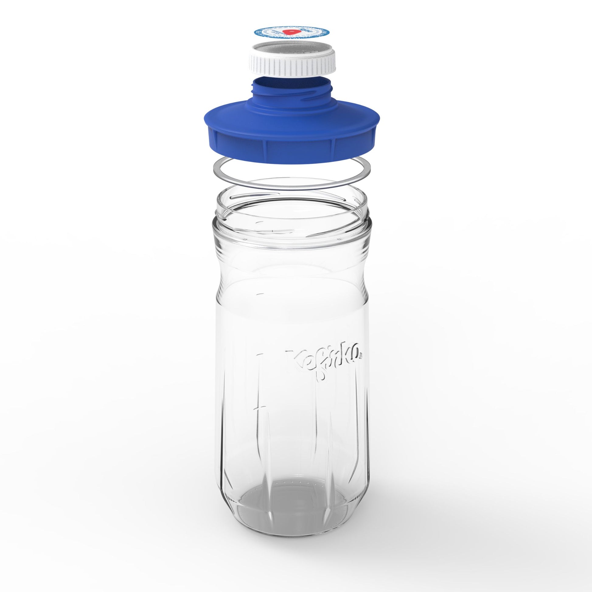 piezas que incluye tarro de segunda fermentación Kefirko 1400ml