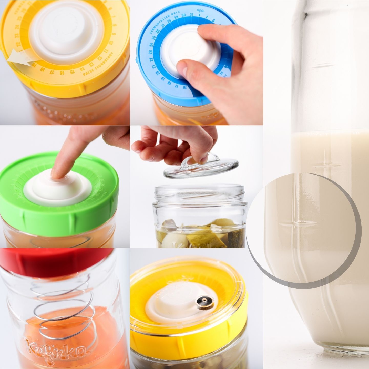 funcionalidades del tarro de cristal para fermentar verduras