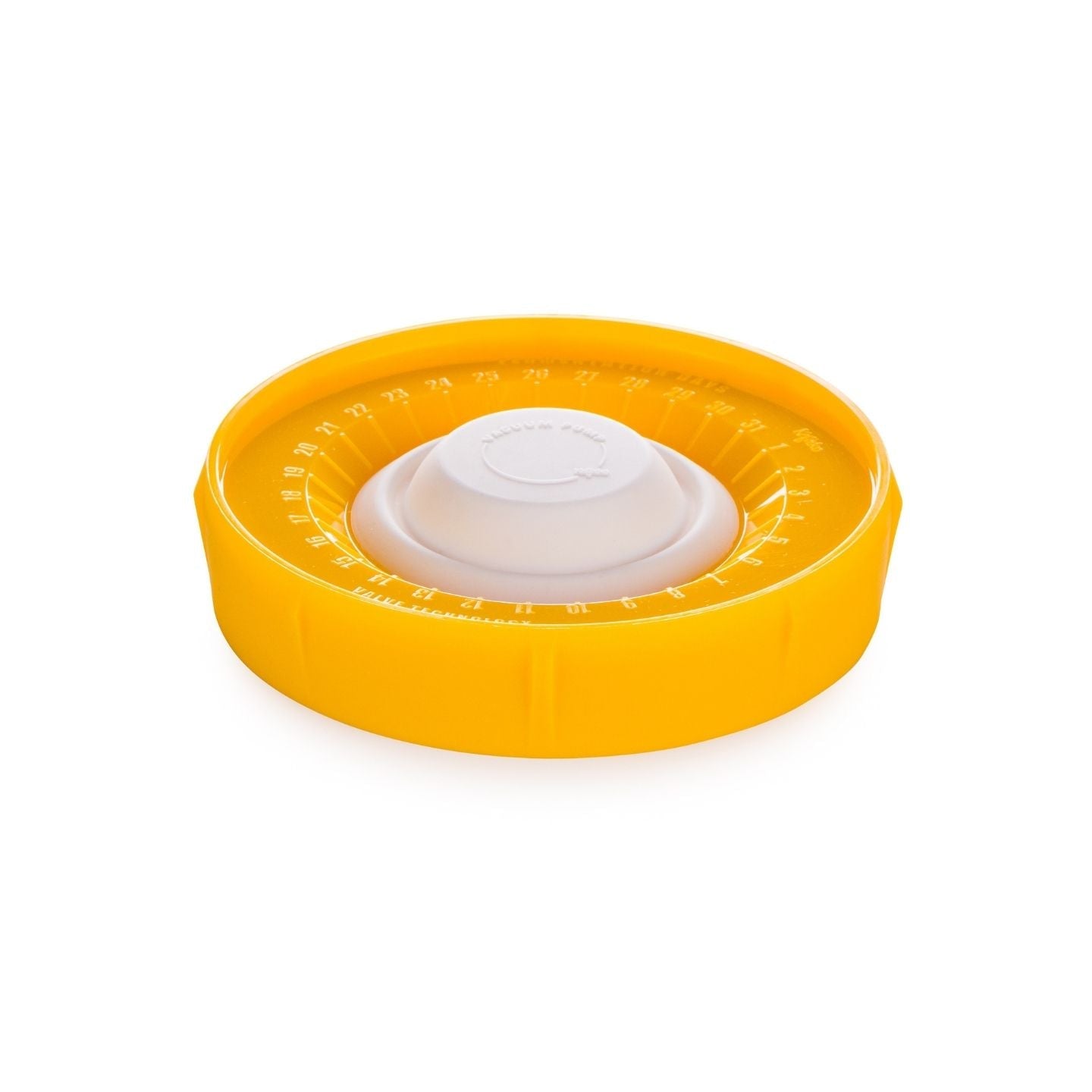 tapa amarilla con bomba de vacio kefirko
