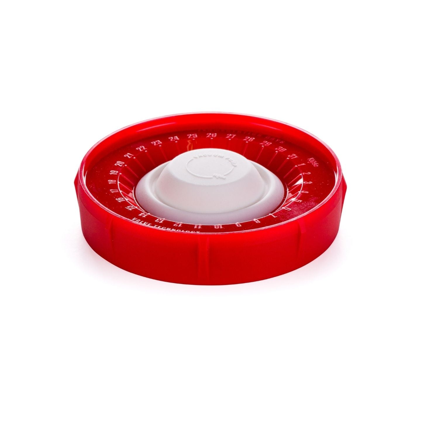 tapa roja con bomba de vacio kefirko